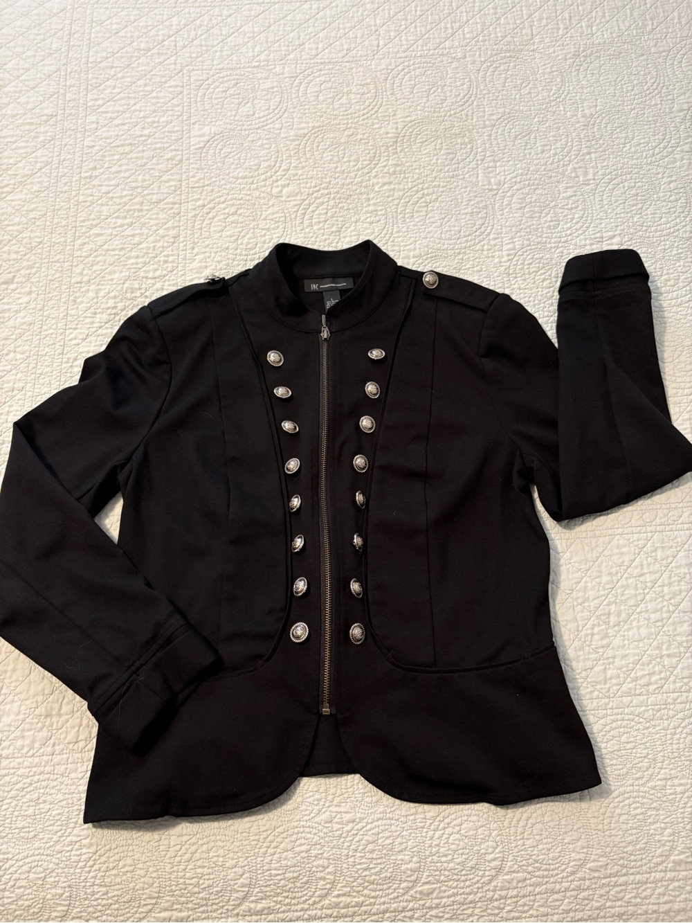 INC Military jacket. Size large. - Picture 3 of 10